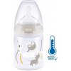 NUK Dojčenská fľaša First Choice Temperature Control 150 ml beige krémová