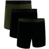 Pánske boxerky Under Armour Perf Cotton Solid 6in 3Pack Black M