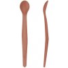 Everyday Baby silikónová lyžička, Nature Red, 2 ks