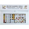 Popron Kalendár magnetický Škôlka 114 ks magnetiek v kartóne 45 x 32 x 1 cm SK verze