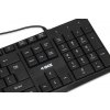 iBOX Eris USB klávesnice, černá