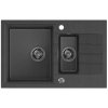 Drez jednopoldruhakomorový Quadron Peter 156, granitový, čierny