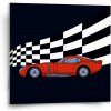Sablio Obraz Pretekárske auto - 50x50 cm