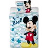 Faro · Povlečení do dětské postýlky Mickey Mouse - Disney - 100% bavlna - 40x60 cm + 100x135 cm