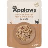 Výhodné balenie Applaws Cat Natural vo vývare 48 x 70 g - kuracie prsia s ryžou