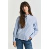BLÚZKA GANT REG CLASSIC OXFORD FRILL BLOUSE LIGHT BLUE