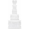 PartyDeco Bublifuk v tvare svadobnej torty