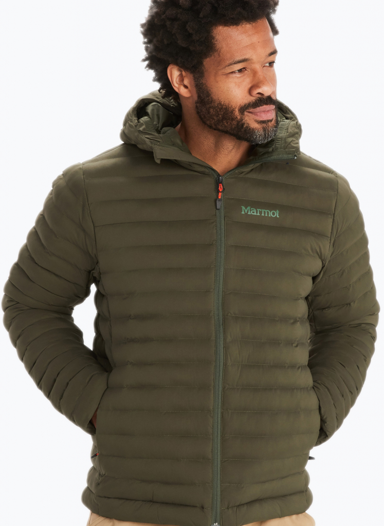 Marmot Echo Featherless Hoody pánska páperová bunda zelená 34790