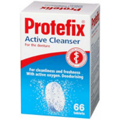 Protefix Aktívne čistiace tablety na zubnú protézu tbl.66