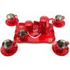 Teddies Červený čajový set