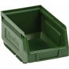 Plastový box Manutan Expert 8,3 x 10,3 x 16,5 cm, zelený