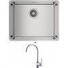 Teka BE LINEA RS15 50.40 X nerezová oceľ + Teka IN 995 CR chróm