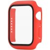 AppleKing ochranné puzdro s tvrdeným sklom pre Apple Watch 44mm - červené - možnosť vrátiť tovar ZADARMO do 30tich dní