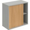 Skrinka policová Strong, 80x76,8x40 cm, dub/sivá