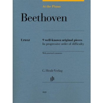 At The Piano Beethoven noty pre klavír 9 známych originálnych skladieb v postupnom poradí obtiažnosti s praktickými komentármi