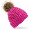 Pletená čiapka Beechfield Chunky - Fuchsia univerzal