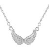 Beneto Strieborný náhrdelník s krídlami AGS194 / 47