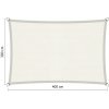 Shadow Comfort Slnečný Obdĺžnik shadow 3,0 x 4,0 m Farba: Arktická Biela