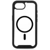 AppleMix Kryt SPELLO Mag+ pre Apple iPhone 16e - odolný - substrát. MagSafe - plast / guma - čierny / priehľadný