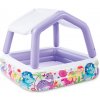 Nafukovací detský bazén so strieškou fialový INTEX 57470-DINO