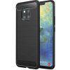 Techsuit Carbon Silicone puzdro pre Huawei Mate 20 Pro – čierne
