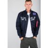 ALPHA INDUSTRIES Bunda NASA Jacket Flight Nylon - modrá (186124/07)