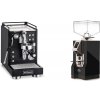 La Pavoni Mini Cellini, black + Eureka Mignon Turbo, CR black