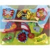Drevené puzzle na magnet hmyz