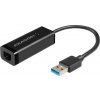 AXAGON ADE-SR, USB-A 3.2 Gen 1 - Gigabit Ethernet sieťová karta, auto inštal, čierna ADE-SR
