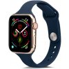 PROTEMIO 54982 THIN Silikónový remienok Apple Watch Ultra 1 / 2 (49mm) / 9 / 8 / 7 (45mm) / 6 / SE / 5 / 4 (44mm) / 3 / 2 / 1 (42mm) DARK BLUE