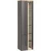 CMD Skrinka do kúpeľne BAHAMA GREY 800 dub wotan/grafit/grafit lesk MDF/laminát 45 cm x 170 cm x 33 cm