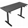 Čierny výškovo nastaviteľný kancelársky stôl, 140cm BR01-140 cierny