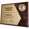 ETROFEJE drevená plaketa HG521 zlatá - vlastný motív Varianta: 300x225mm