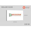 SMODERN DELUXE D220 bezrámový 220W