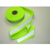 Reflexná páska 5cm zelenožltá