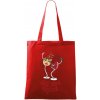 Best wine friends dancing (Pecka design) - Taška bavlnená - 42 x 38 cm ( Červená )