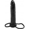 Analfantasy Double Trouble pripevňovacie análne dildo čierne