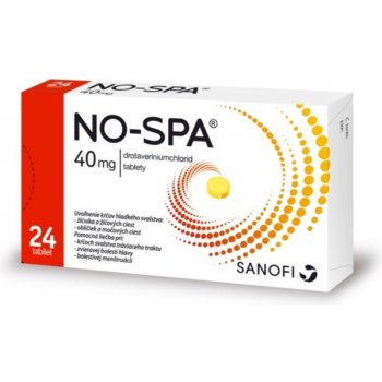 NO-SPA 40 mg tbl.24 x 40 mg od 4,05 € - Heureka.sk
