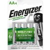 Vega Energizer Power Plus AA 1,2V 2000mAh nabíjateľné batérie 4ks E300626700