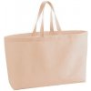 Westford Mill Veľká plátená taška WM696 Peach 56x41x16 cm