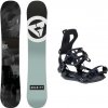 Gravity Contra 24/25 pánský snowboard + Raven RAGE Fastec FT360 black vázání - 162 cm Wide + L (EU 41-44) - černé