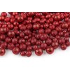 Polystyrénové guličky s glitrami mix 3 veľkostí - 1 sáčok 4 červená