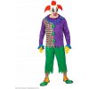 Kostým HalloweenZlý Žartovný (Evil Joker) veľkosť M