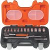 BAHCO SOCKET SET 1/4