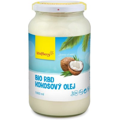 Wolfberry RBD Kokosový olej BIO kokosový olej v BIO kvalite 1000 ml