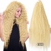 Africké Vlasy Brazilian Braids kučeravé svetlý blond #613 70cm