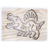 Libelula Šablóna na kreslenie Dinosauri - Spinosaurus Veľkosť šablóna: Malý formát (cca. 20 cm)