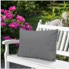 Záhradný vankúš vodeodolný 50x70 cm tmavošedý Šedá 50x70 cm