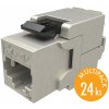 Solarix MULTIPACK 24 ks - keystone CAT5E STP RJ45 samořezný SXKJ-5E-STP-BK-SA