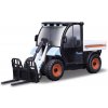 Bburago BOBCAT TOOLCAT 5600 W/ PALLET FORK WHITE & BLACK DIECAST